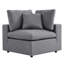 Canapé modulaire d'extérieur sans accoudoirs 5 pièces Commix Sunbrella par Modway-64320871