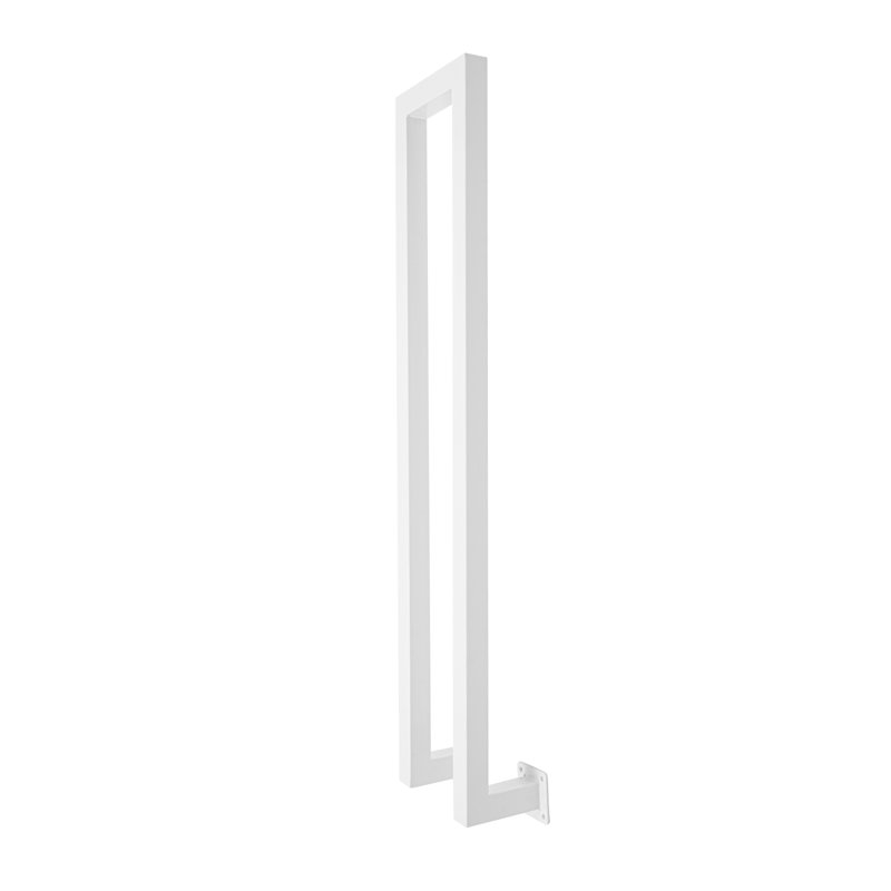Garde-corps latéral à rampe d'escalier, Blanc