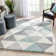 Arden Power Loom Teal/Grey Rug