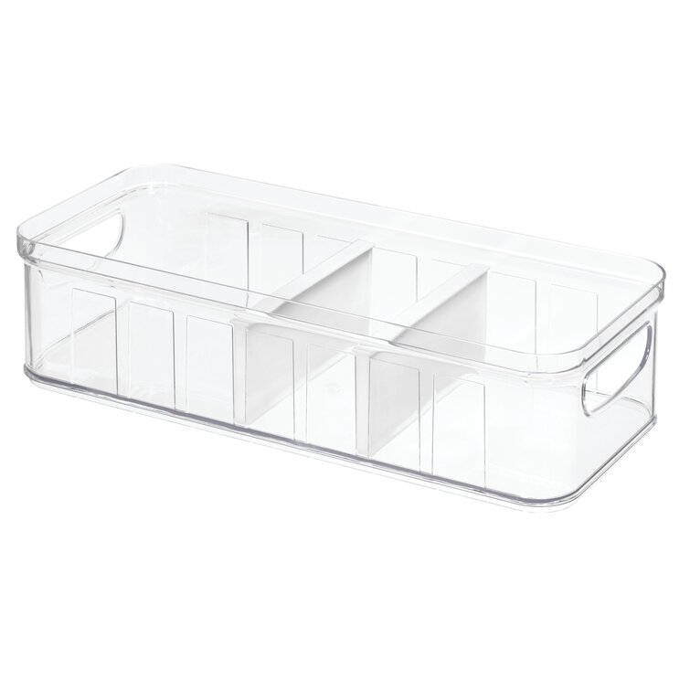 Refrigerator Organizer Bins Refrigerator Drawer Organizer Transparent  Fridge Storage Bin Clear Plastic Pantry Food Storage Rack
