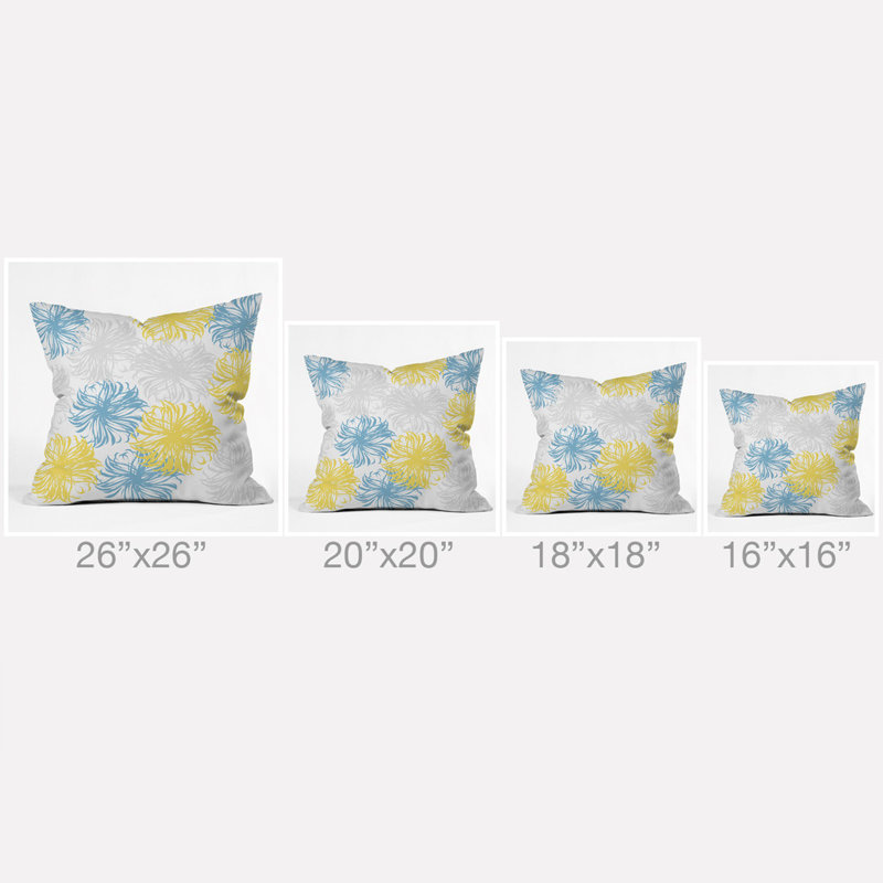 Cool Breezy Dandies Outdoor Throw Pillow, 18" x 18"