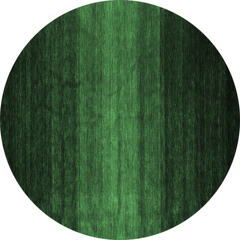 Washable Abstract Indoor Rug, Round 8'