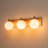 Bathroom Dimmable Vanity Light with Opal Glass Shades-985821638