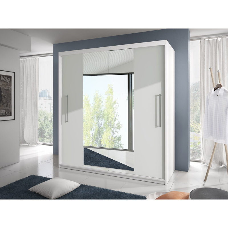 Heptinstall 2 Door Wardrobe, White