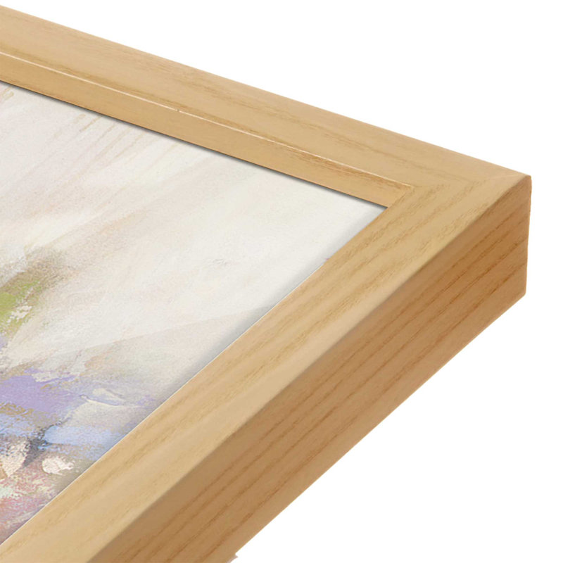 Slow Burn by Janet Bothne Art Print, Tan, Open Corner Framed Print without Mat Paper, 8" H x 12" W