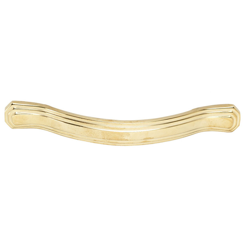 Geometric Arch Pull, Polished Brass