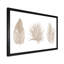 «Tropical Beiges Leaves», reproduction sur toile encadrée-59623697-59623700