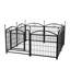 Parc pour chien avec 8 panneaux en métal et enclos pour chien-114701754-114701756