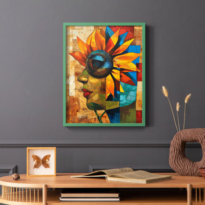 Série FLORAL CDL XXVII - reproduction encadrée de qualité supérieure - prête à être accrochée - aucun clou requis