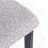 Stylish Round Stools with  Upholstered Seat & Black Metal Frame-376628134