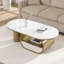 Table basse ovale avec tiroir de rangement 47,24 po-1172596227-1172596226
