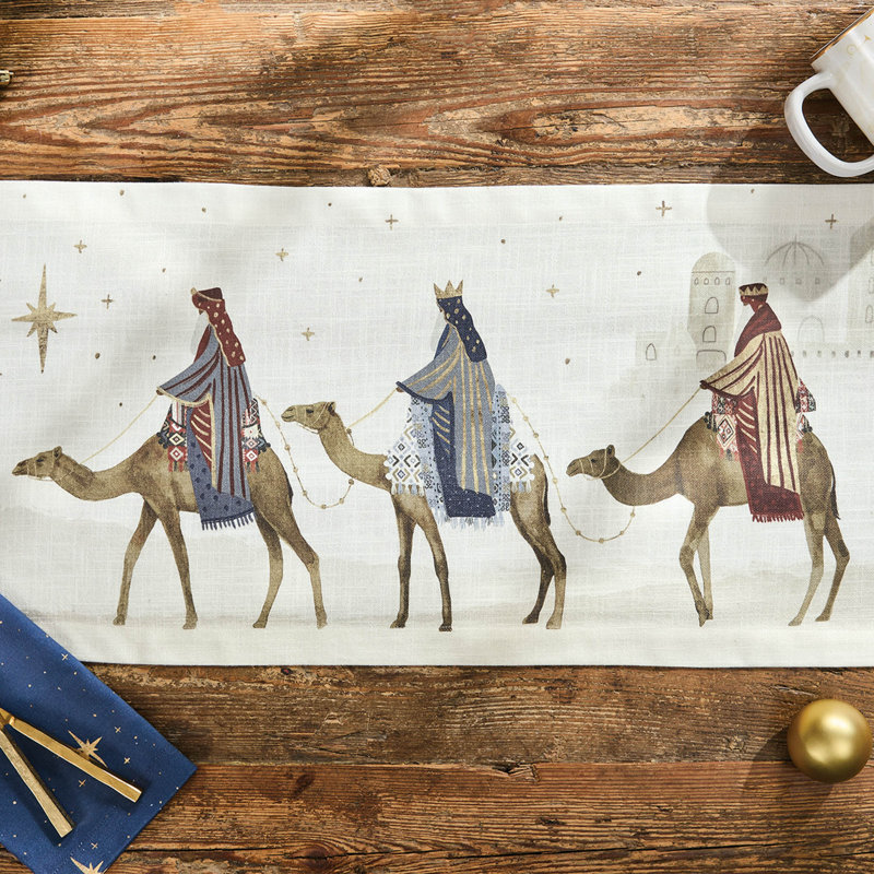  Away In A Manger Table Runner 13" X 36"