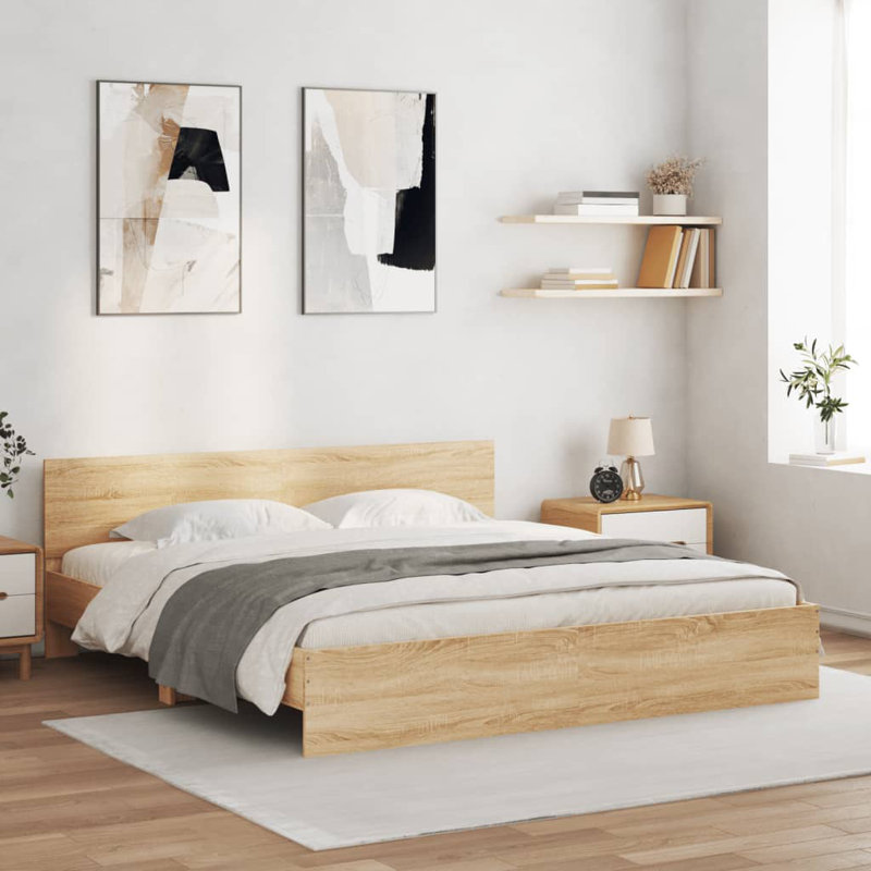 Calzacorto Bed, Sonoma Oak