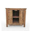 Ming-Style 4 Panel Elm Cabinet