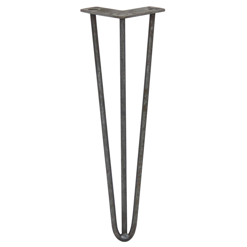 Styer Table Leg, 40.64cm H x 11cm W x 8cm D, Silver
