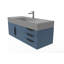 Meuble-lavabo mural simple 48 po avec comptoir à surface solide 48 po-508761507-435453707-435453705