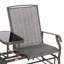 Banc oscillant avec table centrale Outsunny