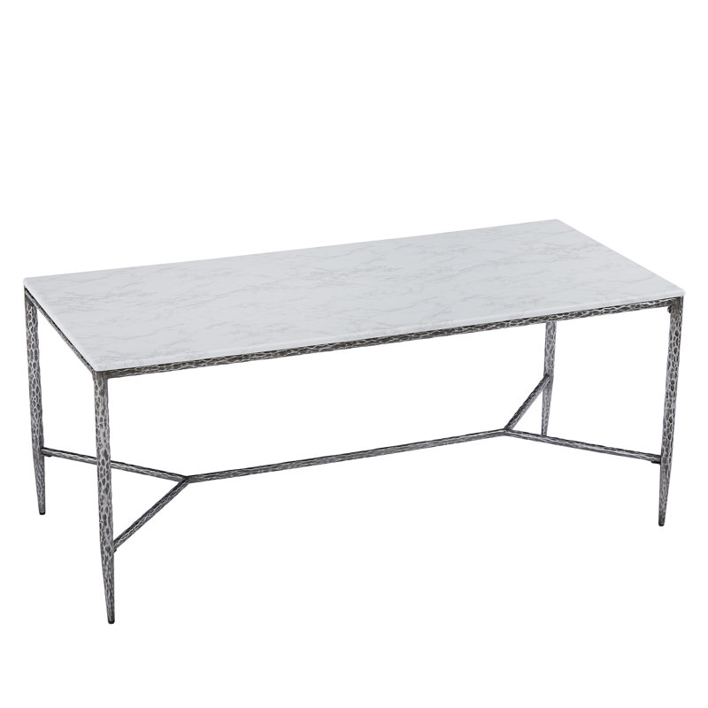 Table de salle à manger Anvil, Étain forgé