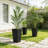 Modern Design Stackable Tapered Planters,Set of 3 Outdoor Planters-942455134