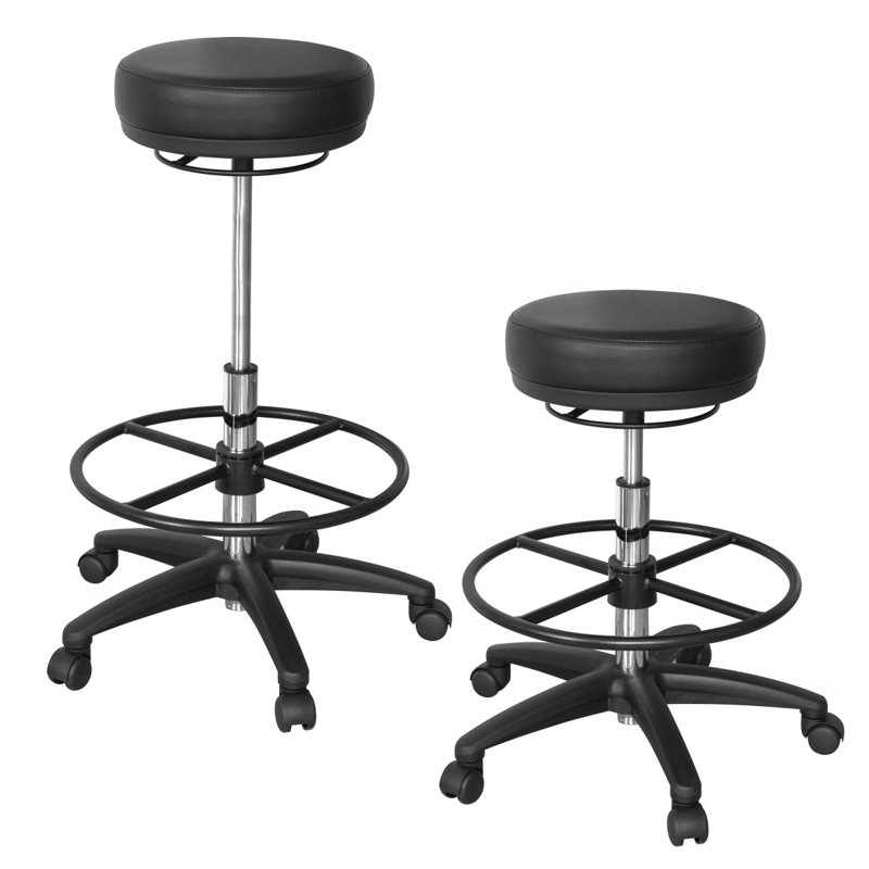 Adjustable Height Ergonomic Stool with Footrest