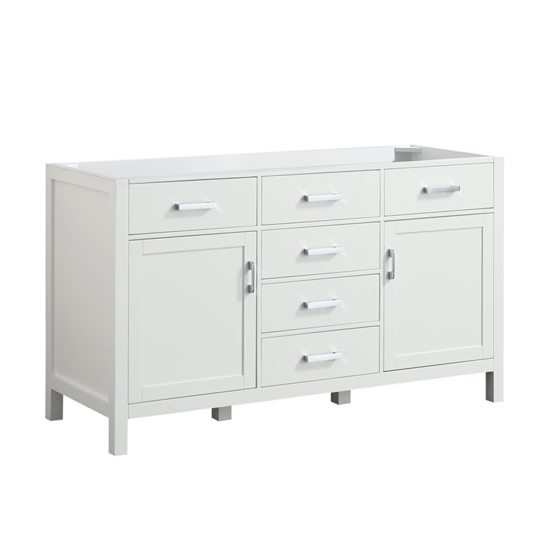 Petrel 60'' Single Bathroom Vanity Base Only, White