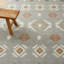 Oriental Machine Tufted Shag Area Rug-1395880144
