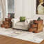Table de chevet avec station de charge, table d'appoint avec tiroirs, aucun assemblage requis