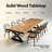 Modern Farmhouse Solid Wood Rectangular Dining Table-317951542