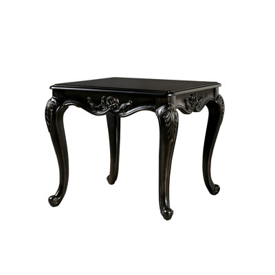 26" W Traditional End Table, Espresso