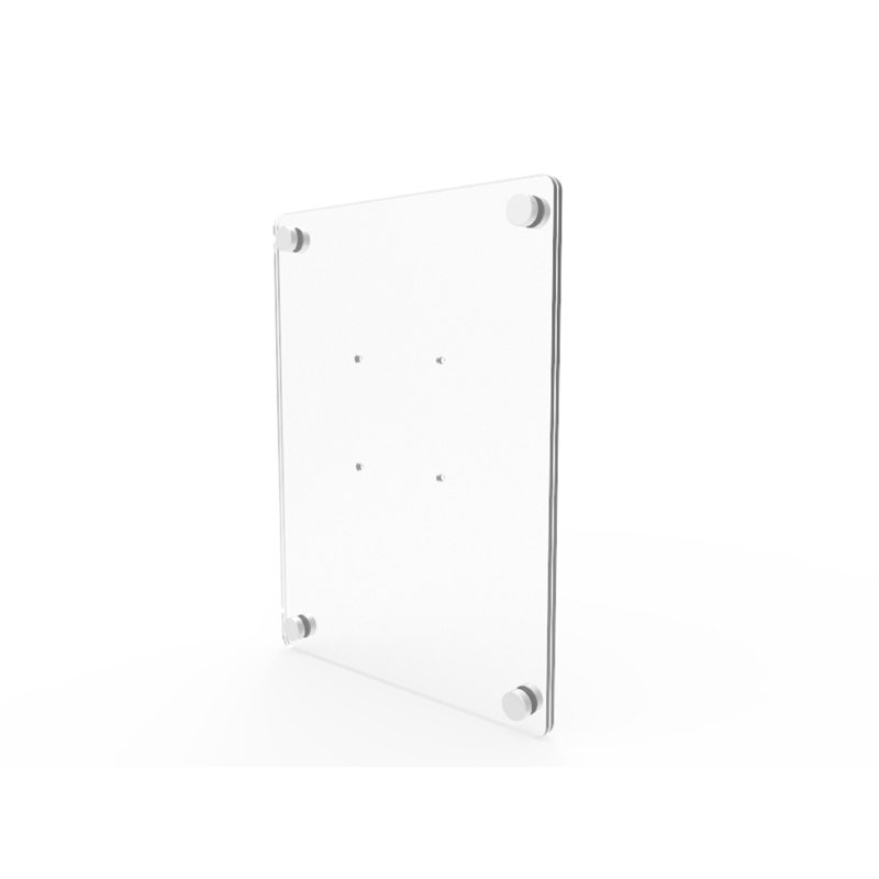 Porte-affiche mural en plexiglas transparent