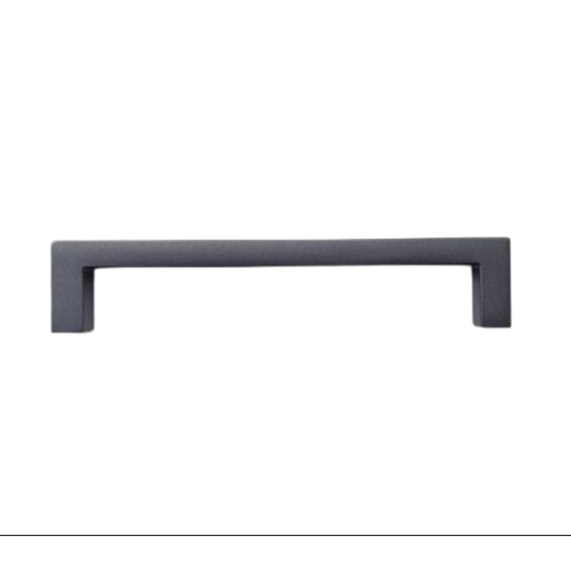 Poignée carrée - aluminium, 6 3/10", Gris mat