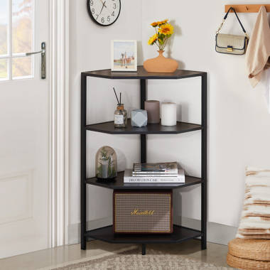 Trent Austin Design® Kempst 2 Wayfair Cabinet Storage Reviews 3-Tier & Free-Standing Set Pieces Organ Shelf Set Display Corner | Shelves Set Corner