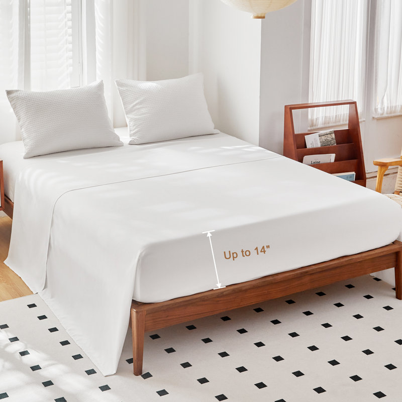 Ensemble de literie 7 pièces avec édredon et draps, tissage gaufré élégant, microfibre douce, réversible, un ensemble de literie complet pour toutes les saisons