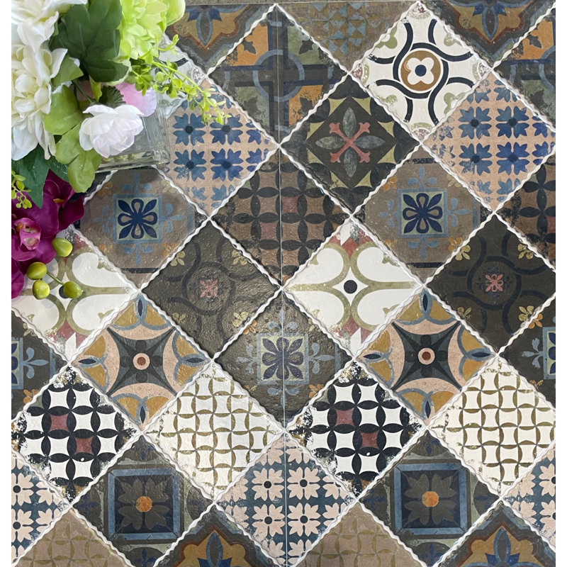 Palma 12" x 24" Ceramic Patterned Tile