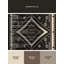 Tapis gris lavable à la machine d'inspiration mondiale Warleigh-2098999081
