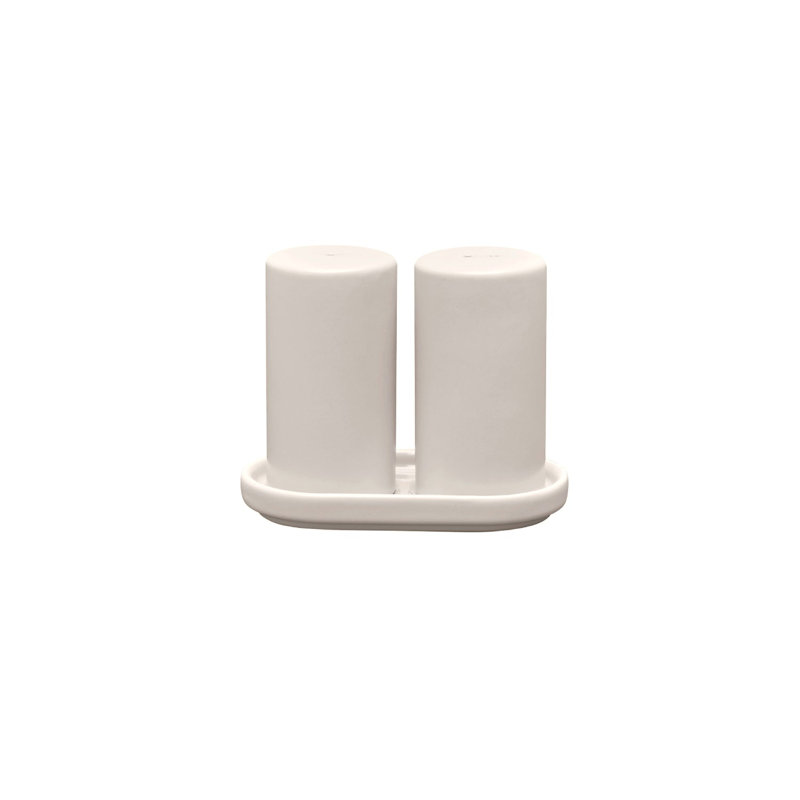 PILAR Salt & Pepper Shaker Set - Agave Green, Moonbeam