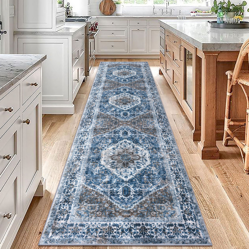 Tapis d'intérieur antidérapant Jodhveer , Tapis de couloir 2 pi 7 po x 10 pi