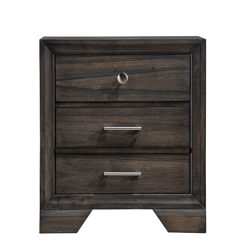 Table de chevet 2 tiroirs 1pc
