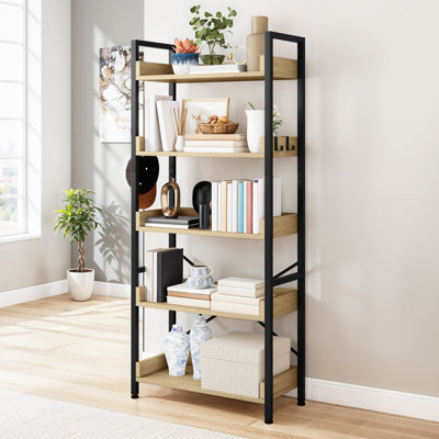 160cm H x 64cm W Metal Ladder Bookcase