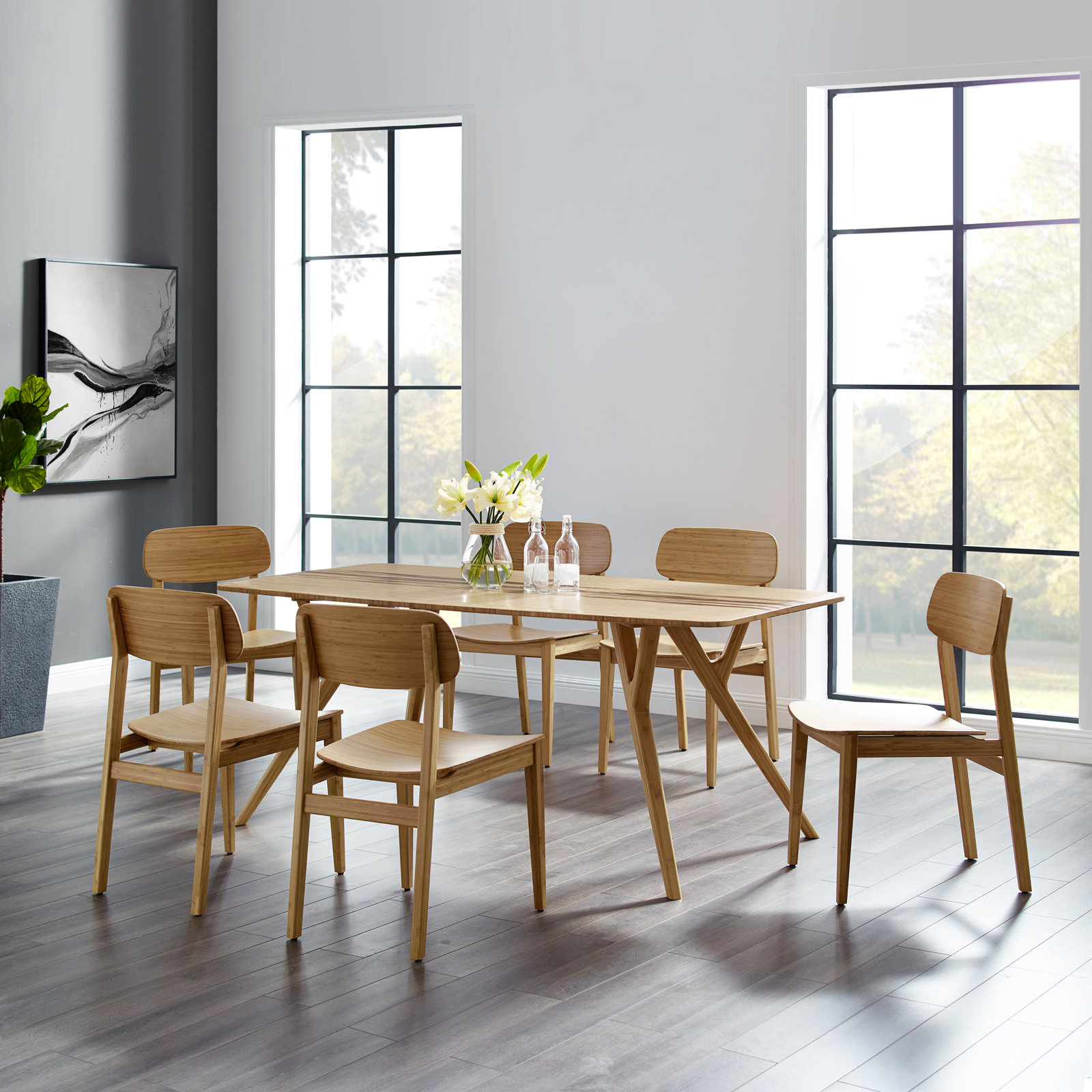 Lacey Solid Wood Side Chair, Caramelized