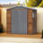 8*8FT Iron-Wood Combination Tool Shed – A Perfect Blend Of Nature And Functionality-111042640