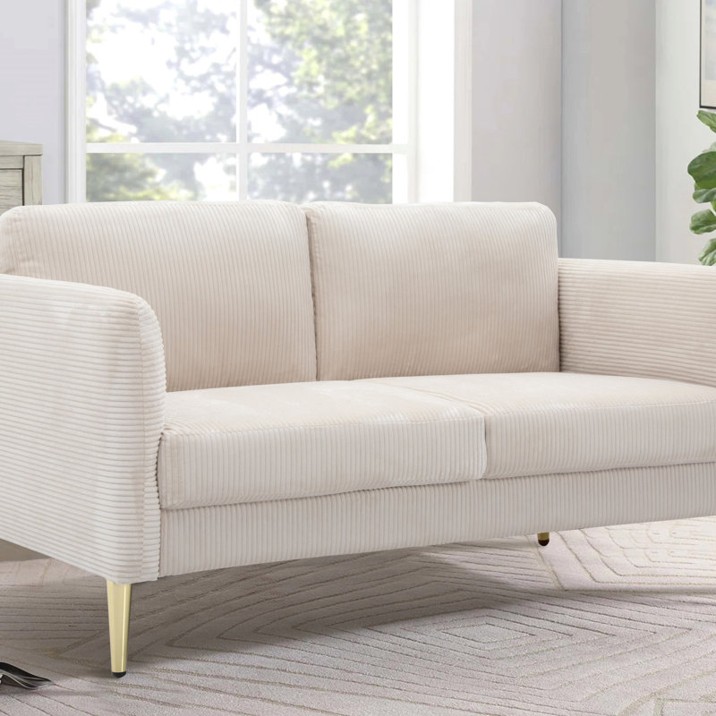 Causeuse 60,63 po, Beige