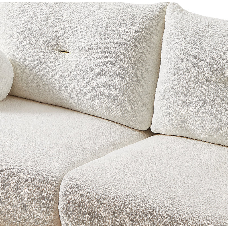 Canapé 90,5 po l 4,5 po, Laine beige