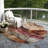 Machine Washable Indoor/Outdoor Xhevrie Khaki Rug-814017052