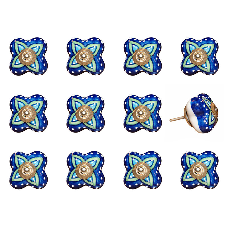 Paquet de 3 boutons de fantaisie peints à la main Bair