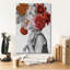 Toile épique Graffiti «Garden Party 2 C» par Wild Apple Portfolio, 18 po x 26 po-1134228683