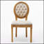 Ensemble de 2 chaises de salle à manger élégantes de style français avec structure en bois massif, revêtement en velours, garniture cloutée et ressorts en acier-109396821