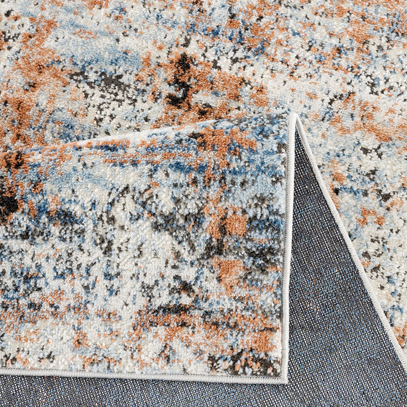 Abstract Area Rug, Rectangle 6'6" x 9'