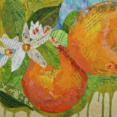 Florida Oranges - Wrapped Canvas Print