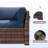 2-Person Outdoor Seating Group With Cushions-1449946852